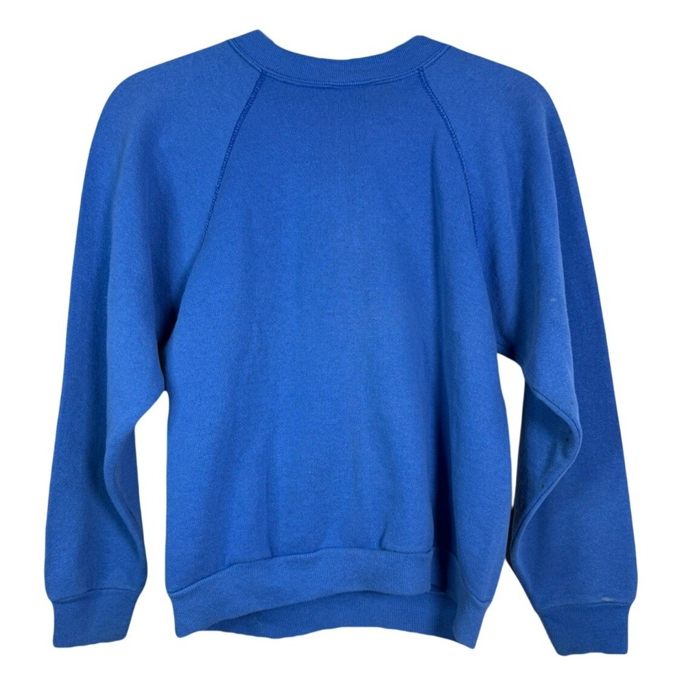Vintage 1990 SSI Bart Simpson Cool Your Jets Man Blue Sweatshirt Kids 14-16 USA‎ - Picture 3 of 6